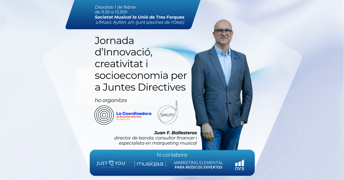 Innovación creatividad y socio economía para juntas directivas (post de facebook (horizontal))